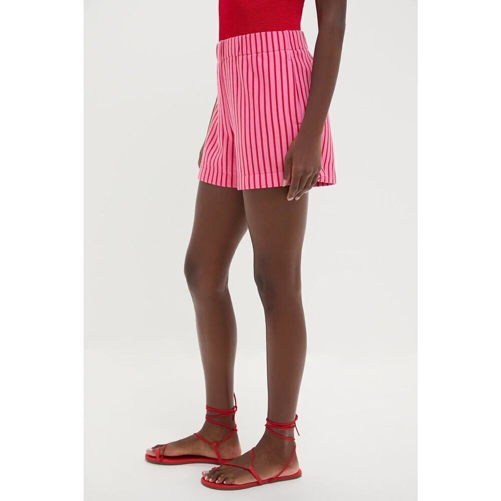 TUCKERNUCK Pink and Red Stripe Pique Wyatt Shorts Size XS NWT - Picture 6 of 8